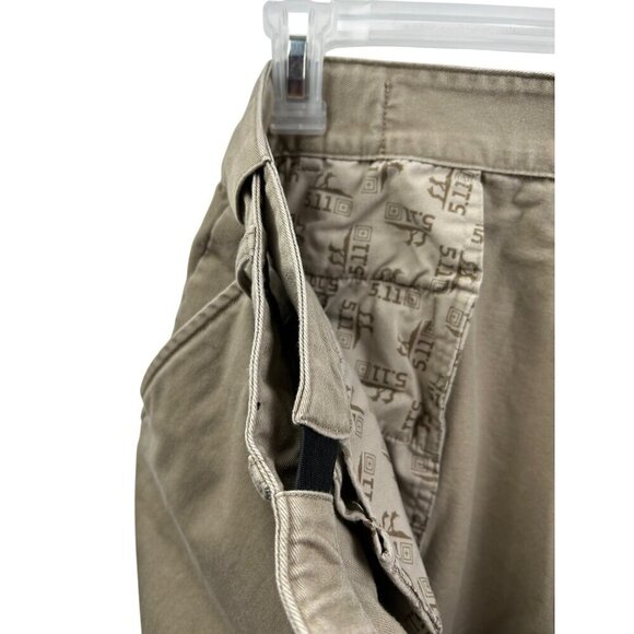 5.11 Tactical Series Mens Cotton Khaki Pants 36 x 34 Relaxed Fit Durable Design - Picture 7 of 10